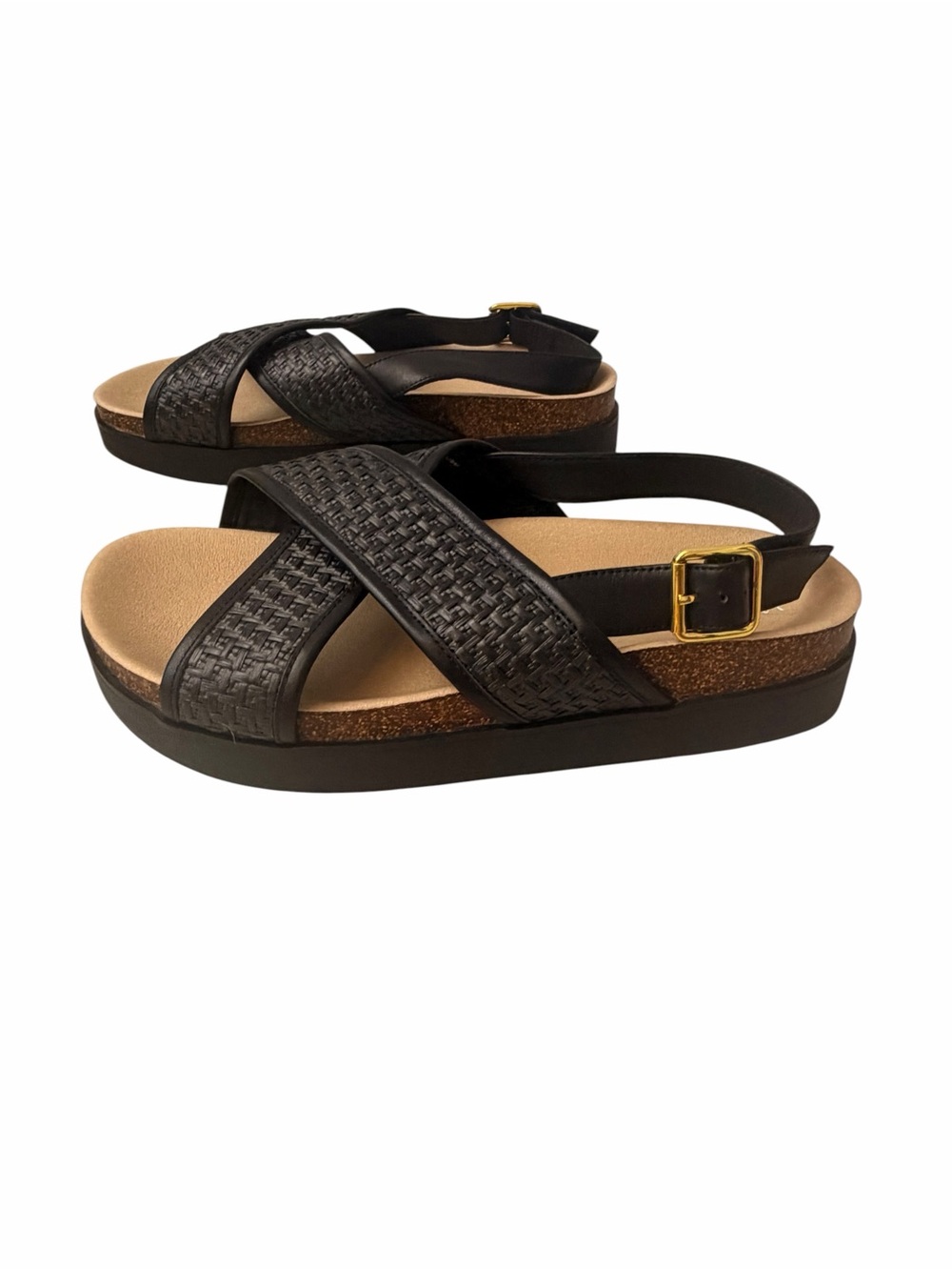 WYDR Studios Monti Criss-Cross Footbed Sandals Size 10